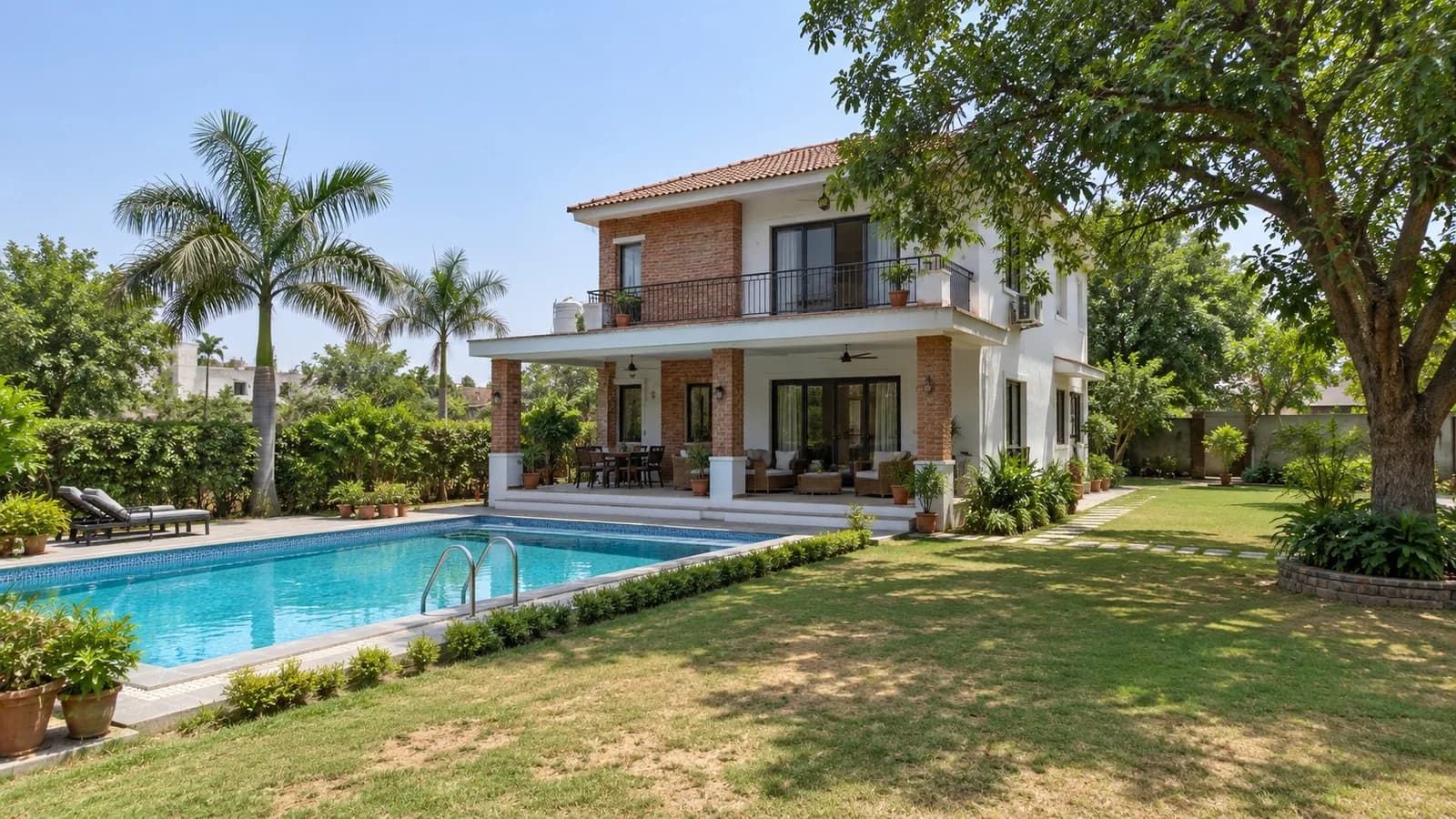 10-acre farmhouse at Anant Raj — illustrative photograph