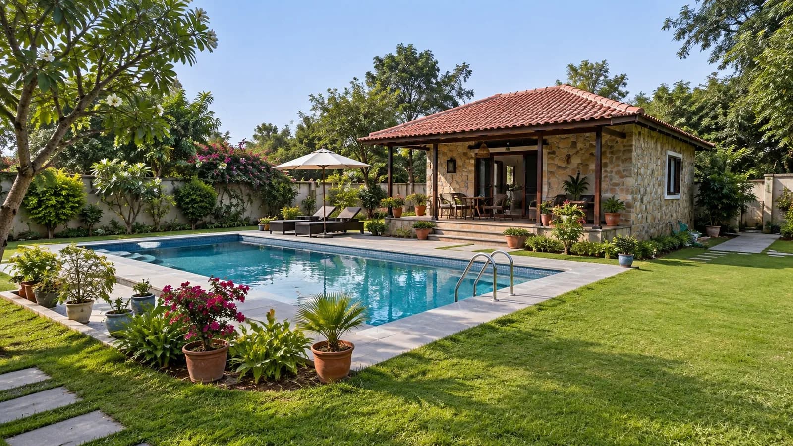 1,800 sq yd farmhouse at Bhondsi — illustrative photograph