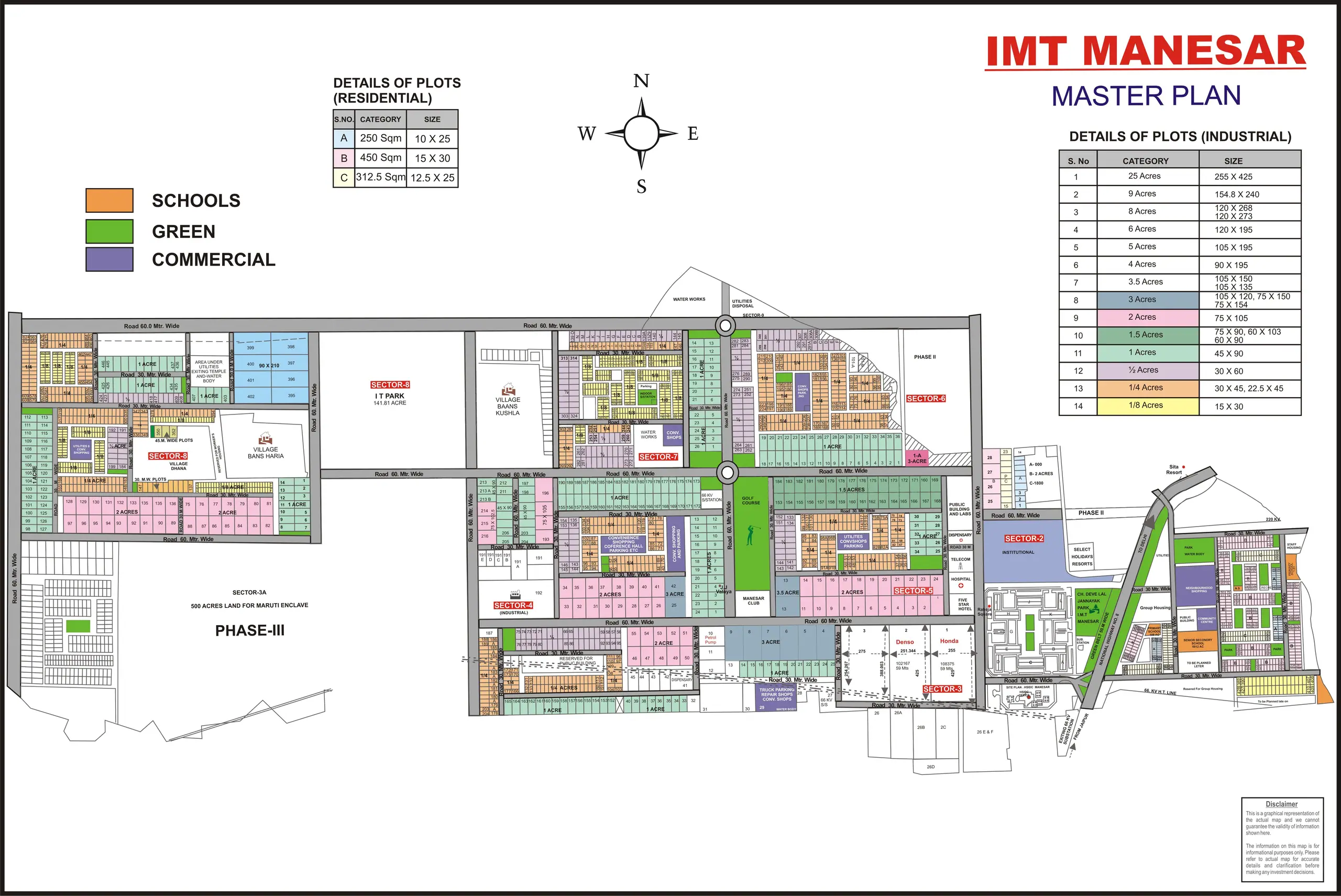 Manesar plot map