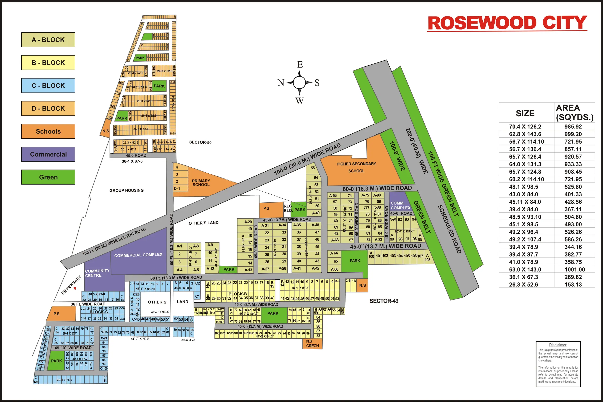 Rosewood City plot map